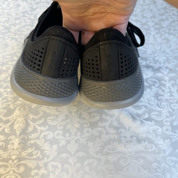 EUC Crocs Women's 9 Literide 360 Pacer Black Walking Shoes Waterproof MINT! - Picture 6 of 10